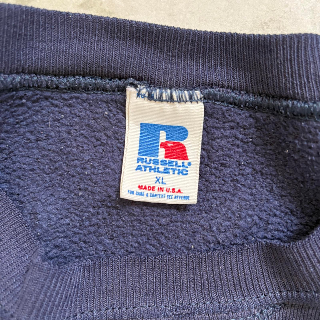 90s Thrashed Russell Athletic Blank Sweatshirt / XL