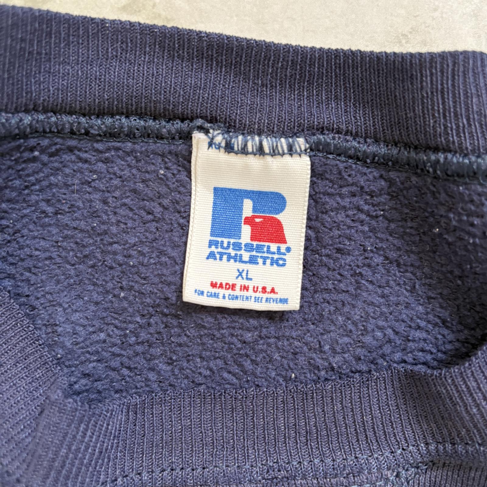 90s Thrashed Russell Athletic Blank Sweatshirt / XL