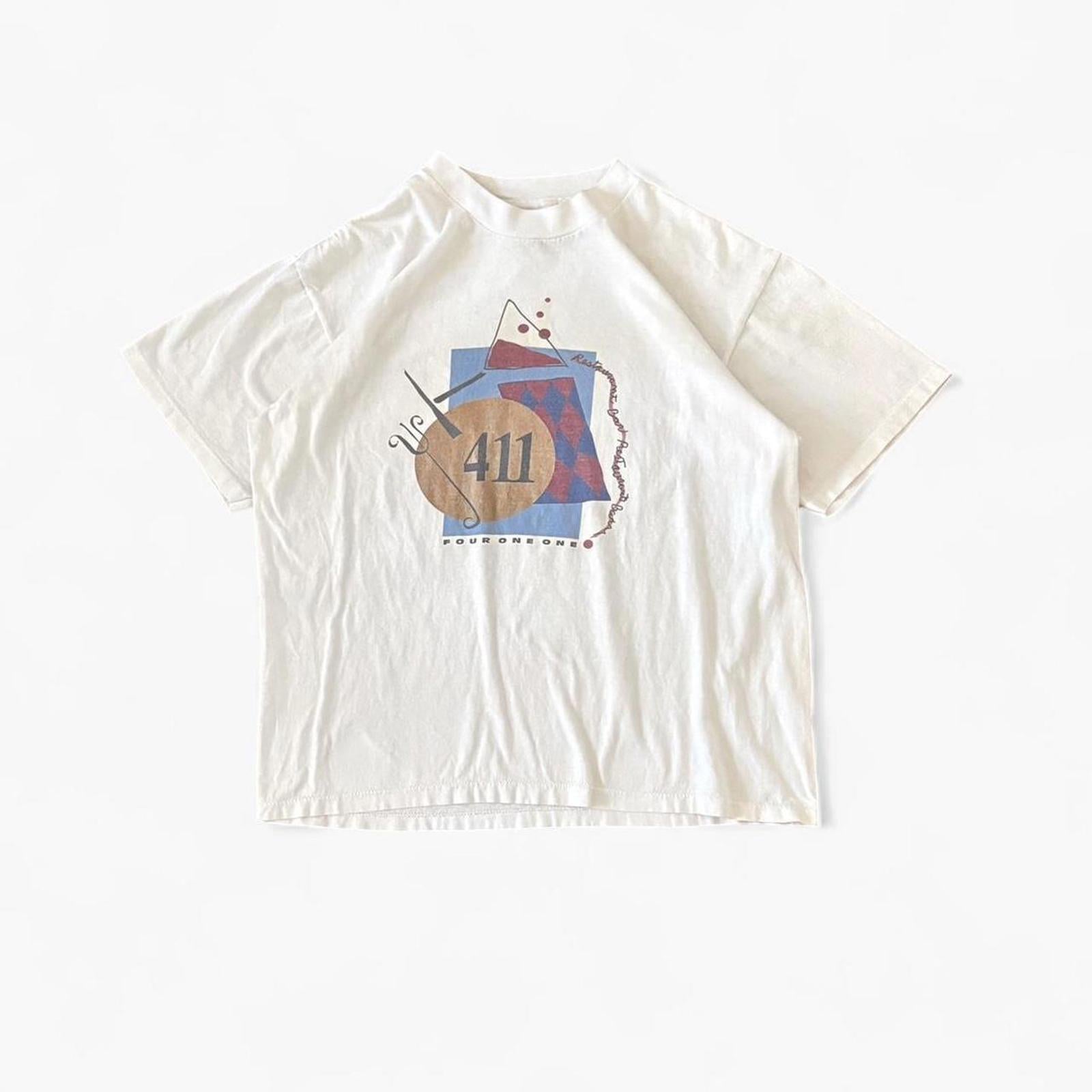 Vintage 411 Restaurant Graphic T-Shirt