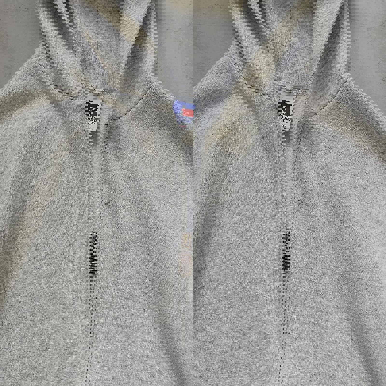 Vintage 1990’s Russell Athletic Blank Zip Up Hoodie