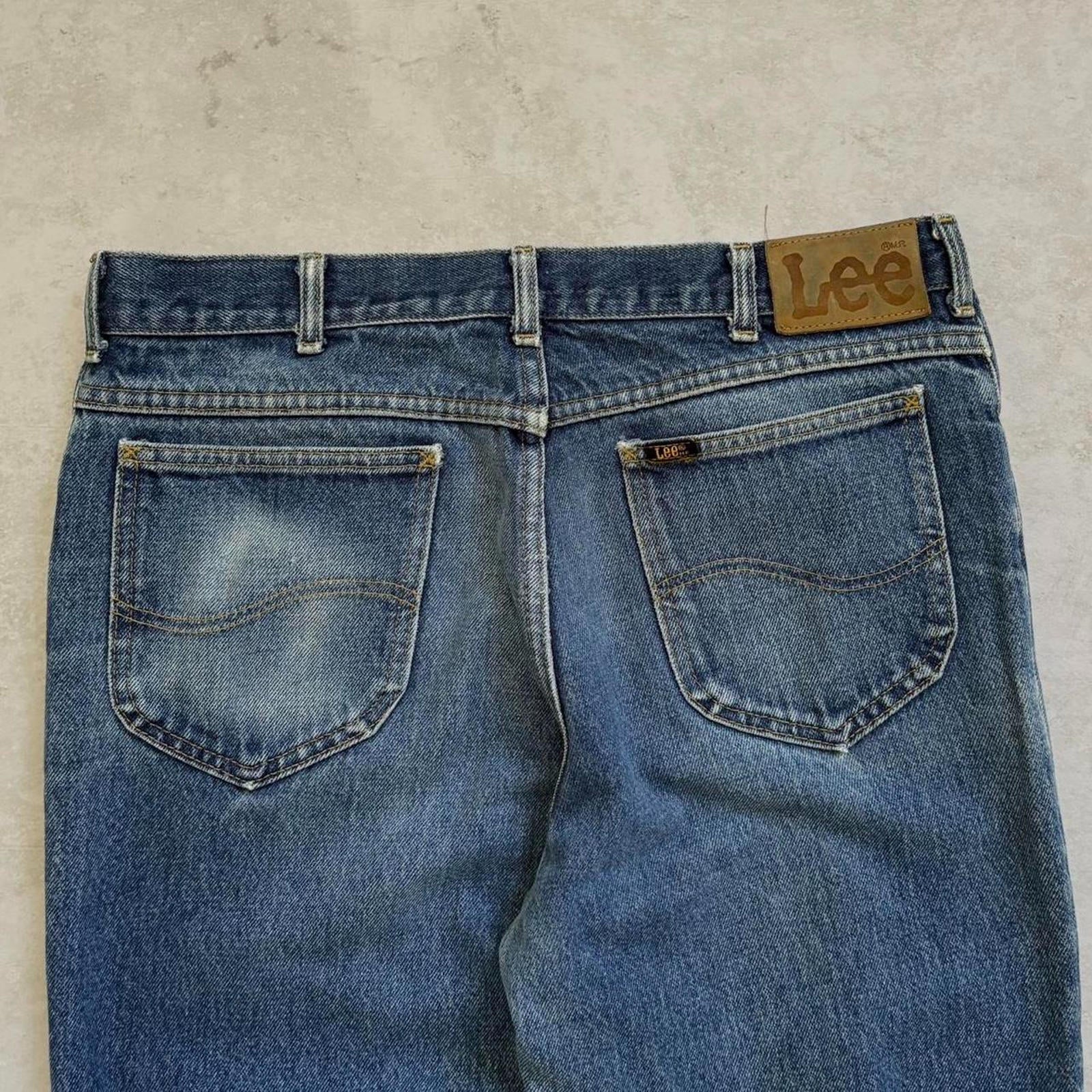 70s Lee Bootcut Distressed Jeans / W34