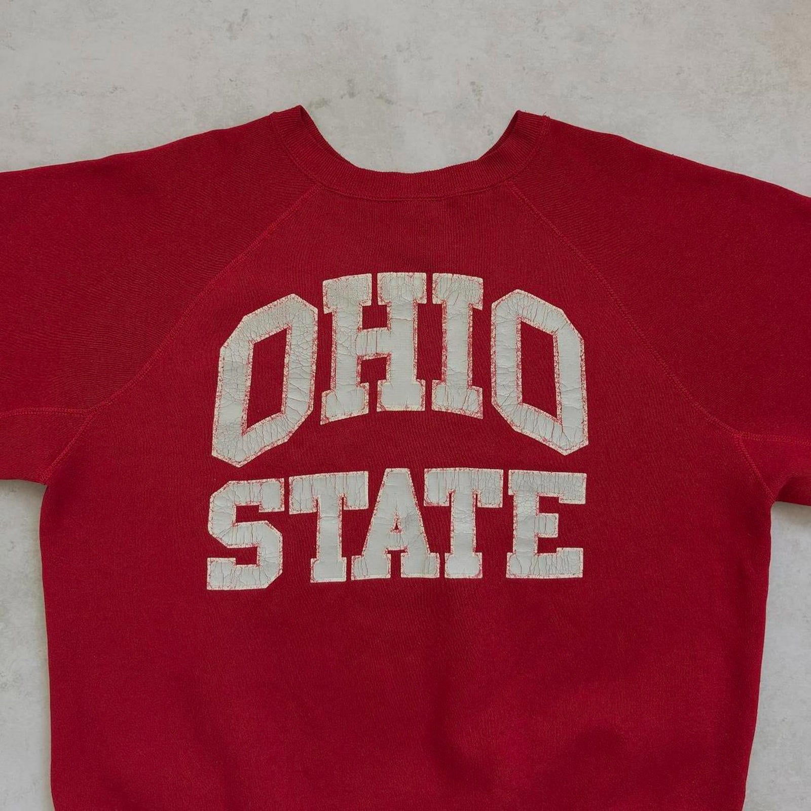 80s Ohio State Raglan Sweatshirt / L