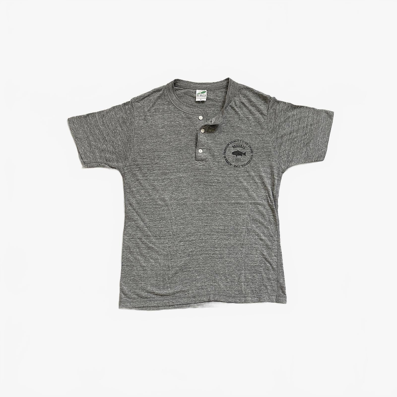 Japanese Tri Blend Henley T-Shirt / S