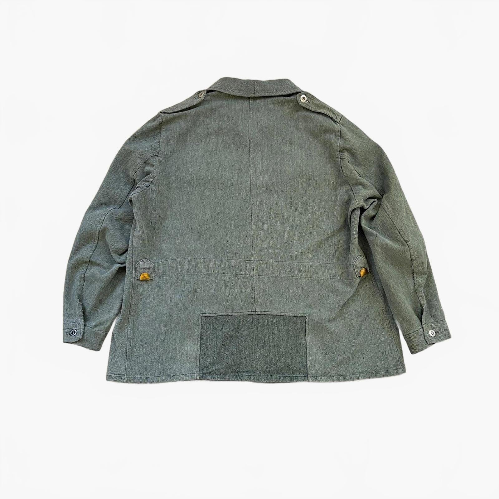 50s Swiss Army Denim Chore Jacket / XL
